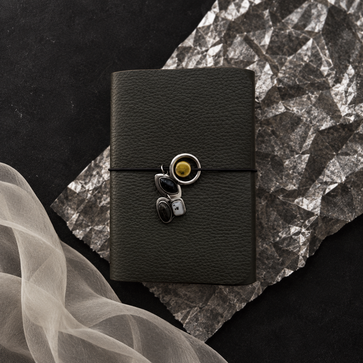 ARCHIVE 0027 — KAKI / Green Khaki Leather Journal A6