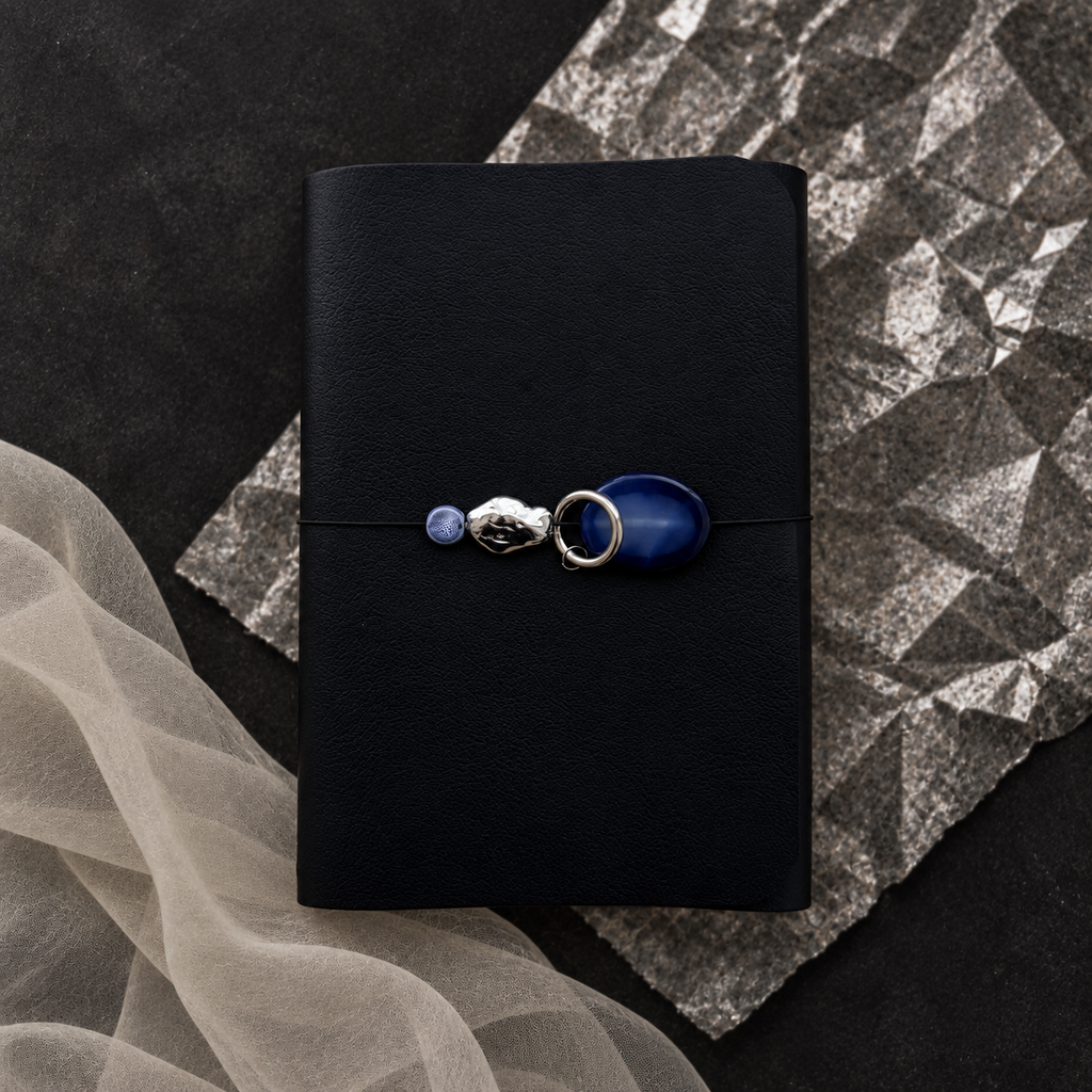 ARCHIVE 0026 — ONYX / Black Pebbled Leather Journal A5
