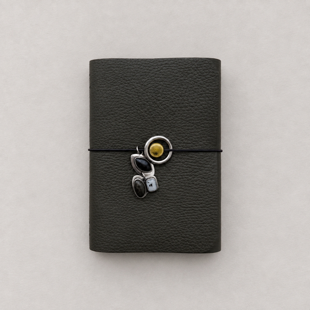 ARCHIVE 0027 — KAKI / Green Khaki Leather Journal A6