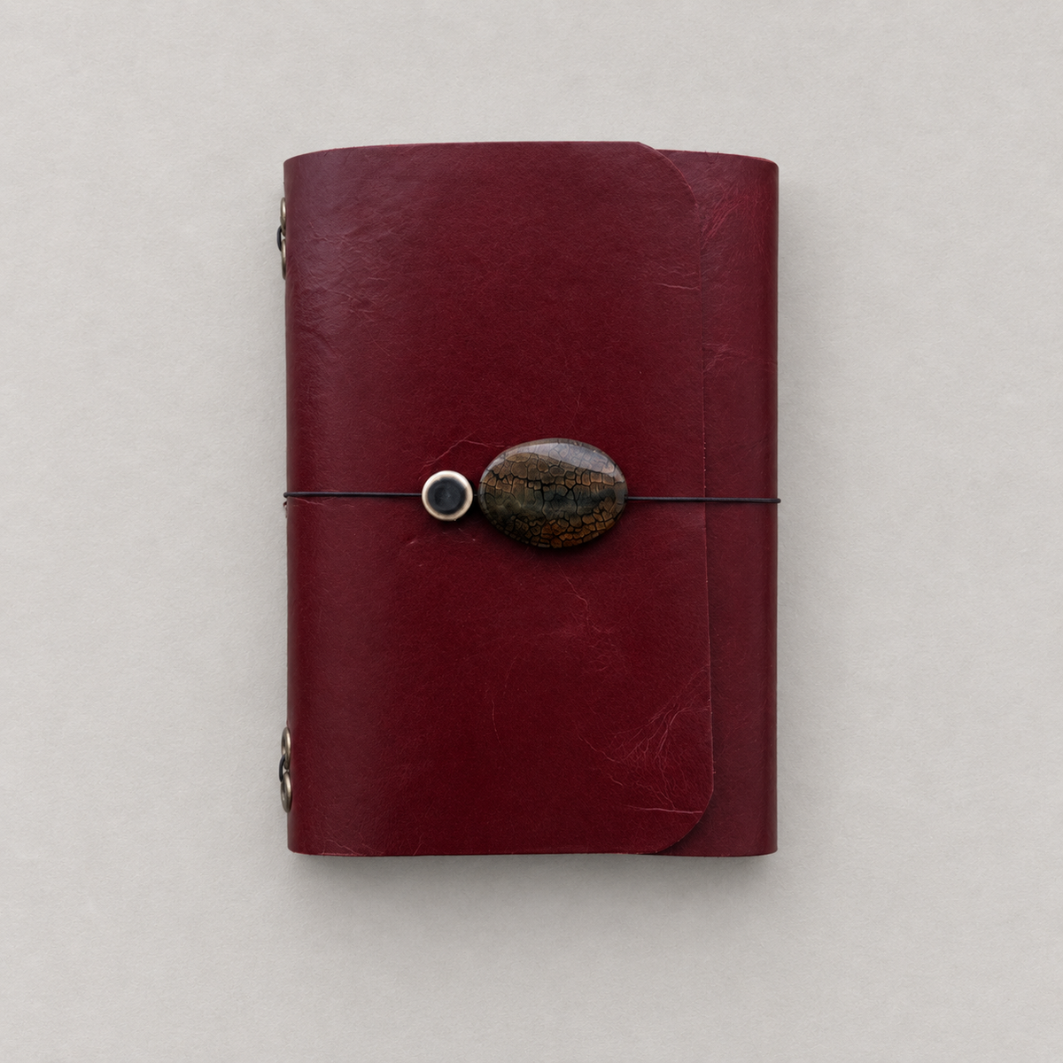 ARCHIVE 0006 — GRENAT / Red Leather Journal A6