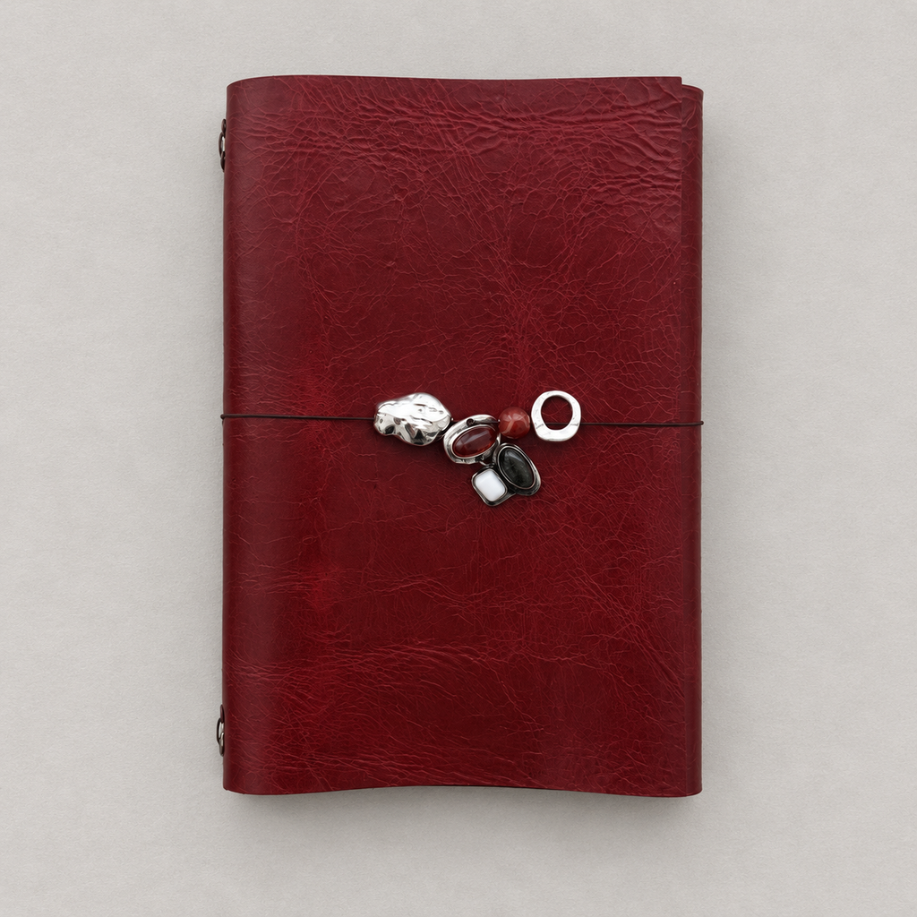 ARCHIVE 0002 — GRENAT / Red Leather Journal A5