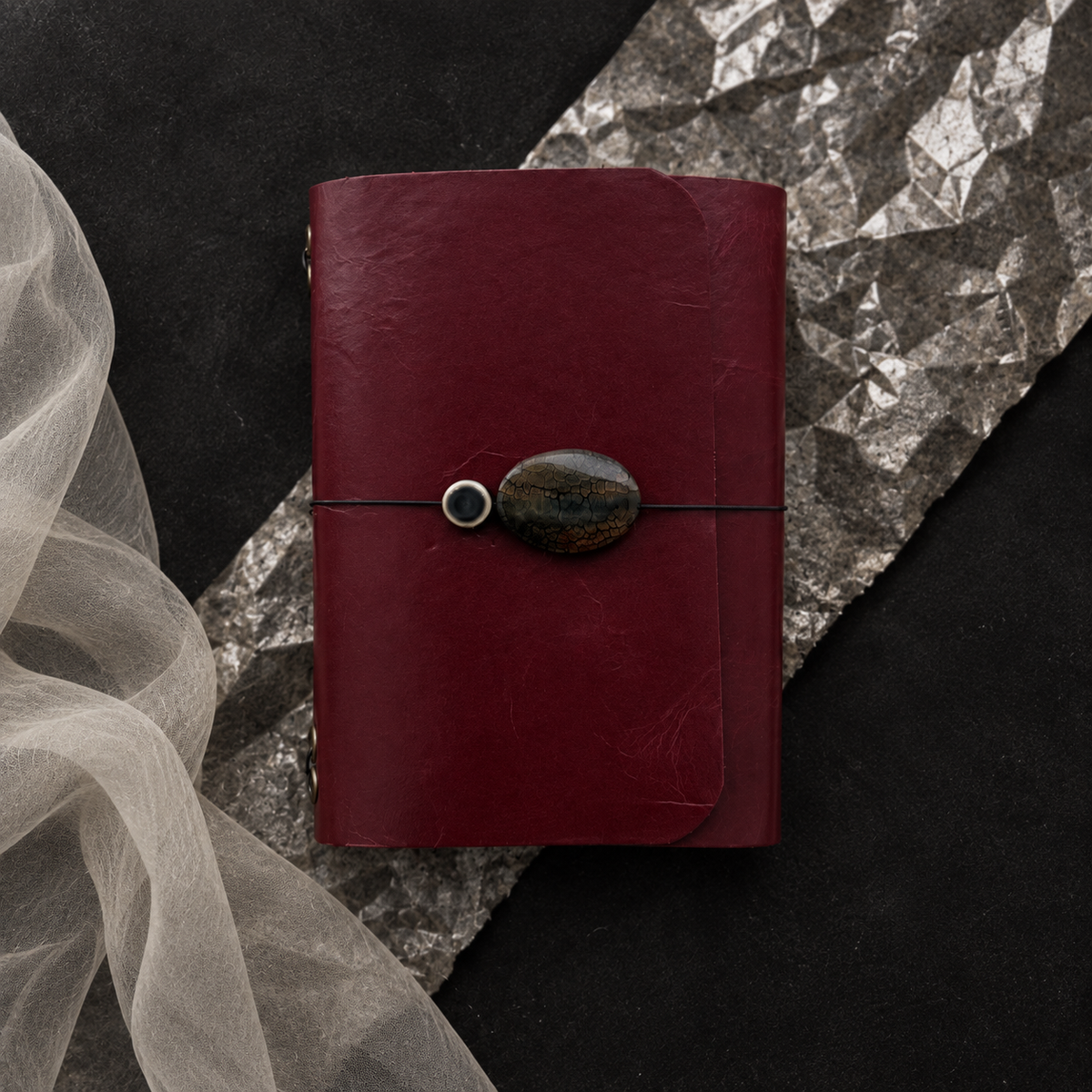 ARCHIVE 0006 — GRENAT / Red Leather Journal A6