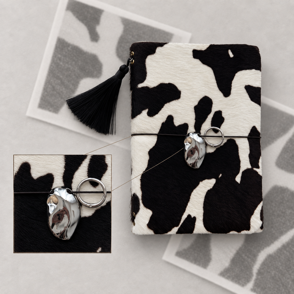 ARCHIVE 0022 — VACHE / Hair-on-Hide Cowhide Journal A5
