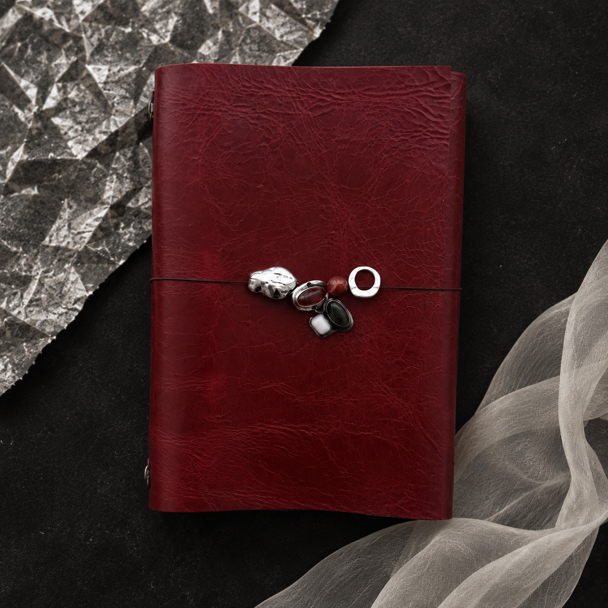 ARCHIVE 0002 — GRENAT / Red Leather Journal A5