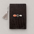 ARCHIVE 0018 — SÉPIA / Brown Croc Leather Journal A5