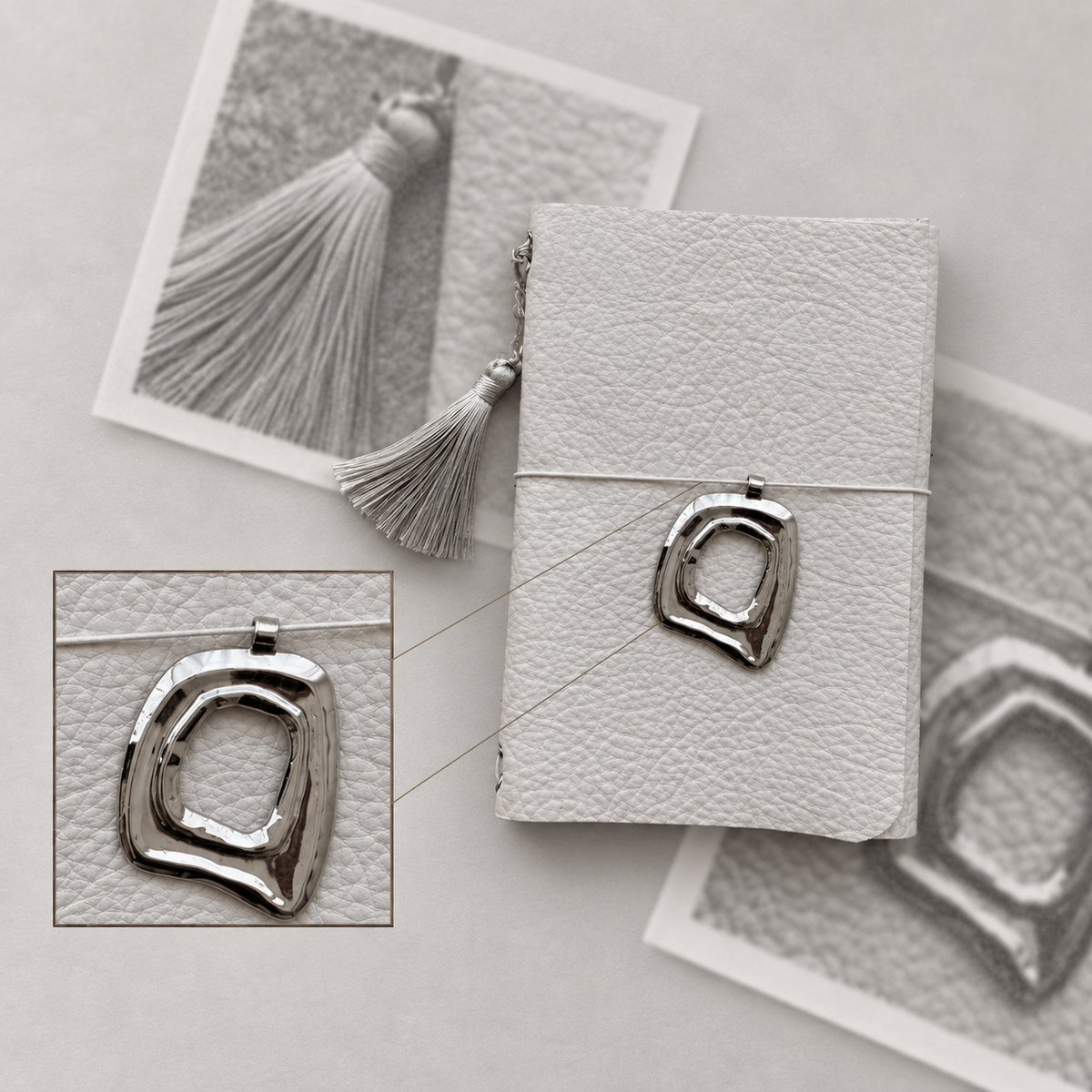 ARCHIVE 0021 — IVORY / Porcelain Leather Journal A5