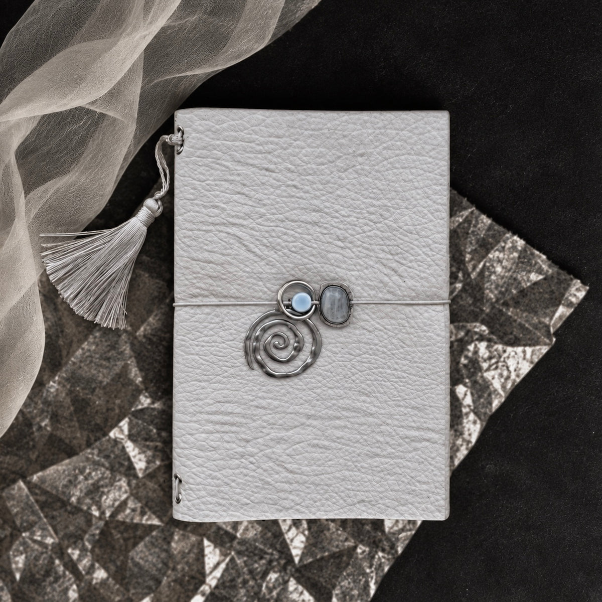 ARCHIVE 0025 — IVORY / Porcelain Leather Journal A5