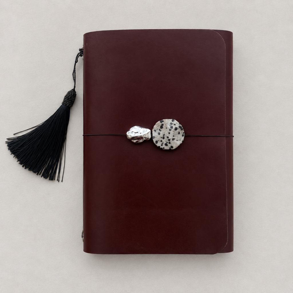 ARCHIVE 0007 — BORDEAUX / Red Wine Leather Journal A5