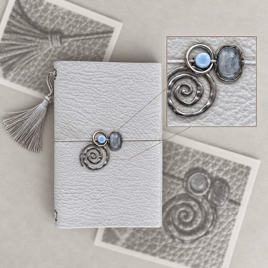 ARCHIVE 0025 — IVORY / Porcelain Leather Journal A5