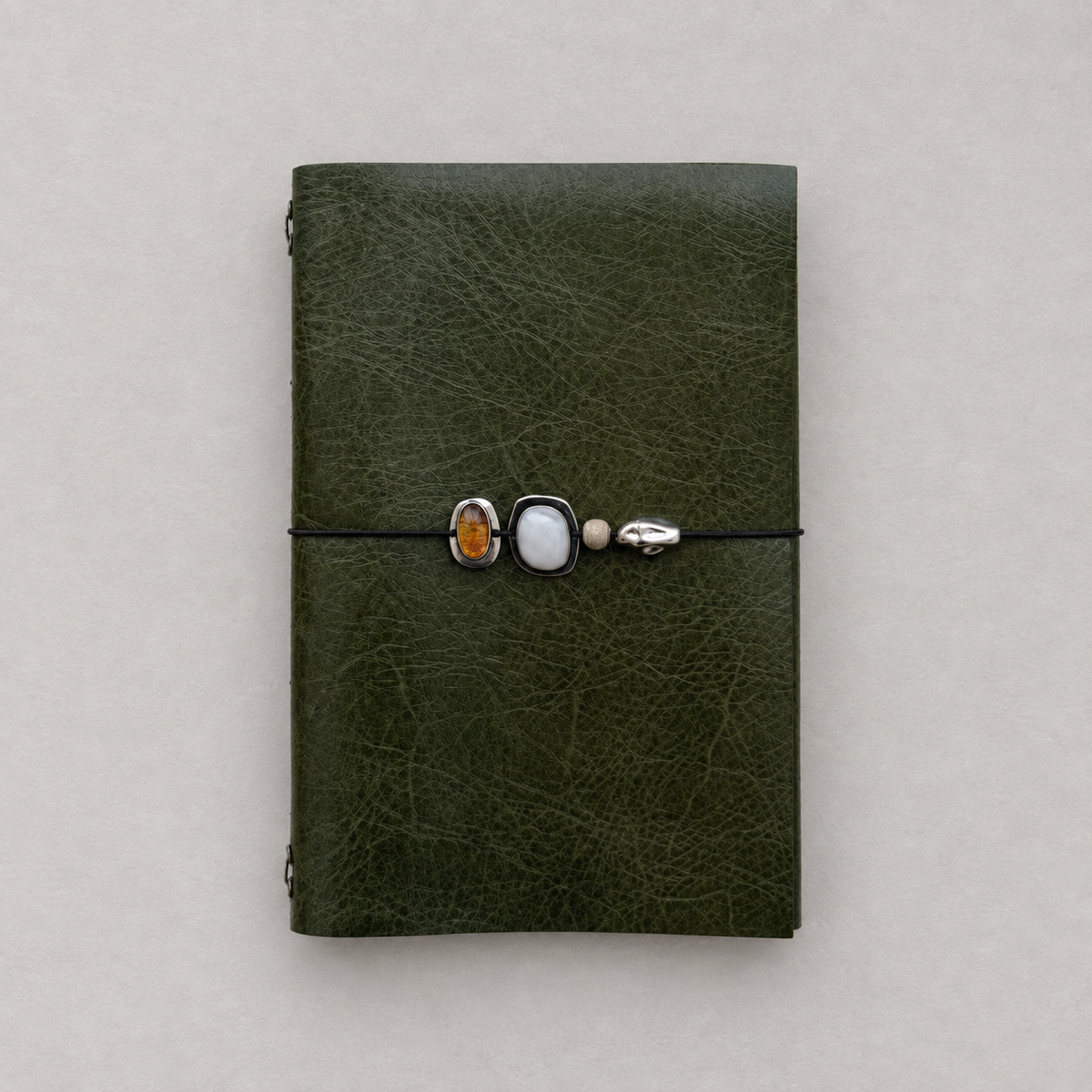ARCHIVE 0024 — FORÊT / Green Leather Journal A5