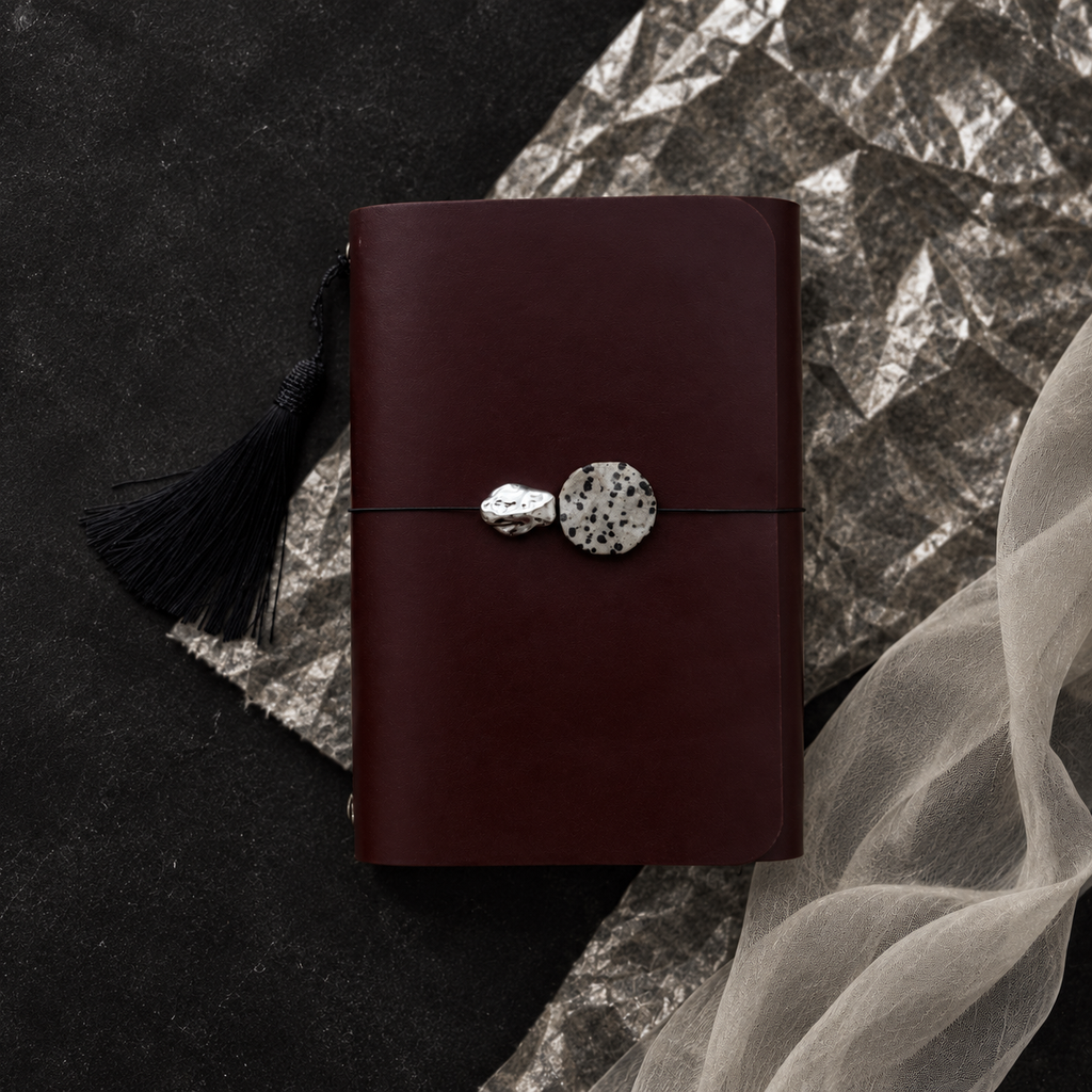 ARCHIVE 0007 — BORDEAUX / Red Wine Leather Journal A5